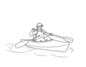 Free kayak paddling - kayak, paddling Coloring Page for Kids - Printable PDF & PNG