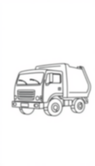 Free garbage truck - garbage truck Coloring Page for Kids - Printable PDF & PNG