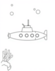 Free submarine underwater - underwater, submarine Coloring Page for Kids - Printable PDF & PNG
