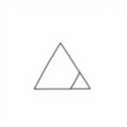 Free geometric triangles - geometric, triangles Coloring Page for Kids - Printable PDF & PNG