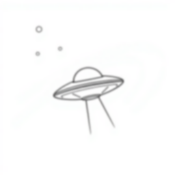 Free ufo flying - flying, ufo Coloring Page for Kids - Printable PDF & PNG