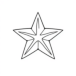 star - star coloring page