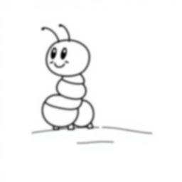 Free caterpillar detail - caterpillar, detail Coloring Page for Kids - Printable PDF & PNG