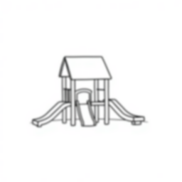 Free playground - children, playground, slide Coloring Page for Kids - Printable PDF & PNG