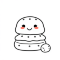 Free bakery - cookies, bakery, bread Coloring Page for Kids - Printable PDF & PNG