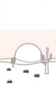 Free desert sunset - desert, sunset Coloring Page for Kids - Printable PDF & PNG