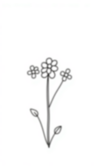 floral design - design, floral coloring page