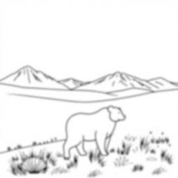 tundra - tundra coloring page