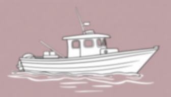 Free fishing boat - fish, ocean, water Coloring Page for Kids - Printable PDF & PNG