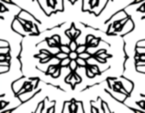 kaleidoscope pattern - pattern, kaleidoscope coloring page