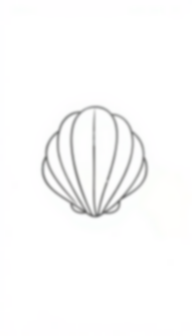 Free seashell - seashell Coloring Page for Kids - Printable PDF & PNG