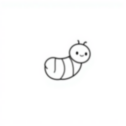 Free chrysalis - chrysalis Coloring Page for Kids - Printable PDF & PNG