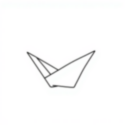 Free paper crane - crane, paper Coloring Page for Kids - Printable PDF & PNG