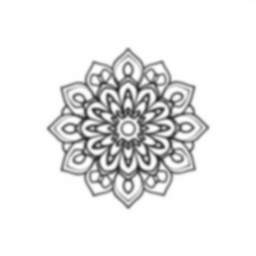 mandala decorative - mandala, decorative coloring page