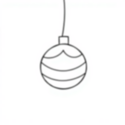 Free christmas ornament - christmas, ornament Coloring Page for Kids - Printable PDF & PNG