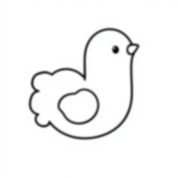 Free retro design - design, retro Coloring Page for Kids - Printable PDF & PNG