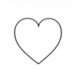 heart - heart coloring page
