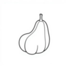 Free squash - squash Coloring Page for Kids - Printable PDF & PNG