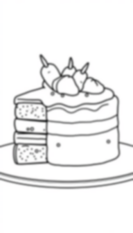 Free carrot cake - cake, carrot Coloring Page for Kids - Printable PDF & PNG