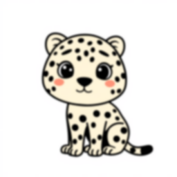 Free cheetah spots - spots, cheetah Coloring Page for Kids - Printable PDF & PNG