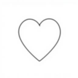 heart - heart coloring page