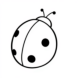 Free ladybug spots - ladybug, spots Coloring Page for Kids - Printable PDF & PNG