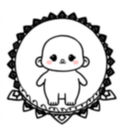 Free tribal border - border, tribal Coloring Page for Kids - Printable PDF & PNG