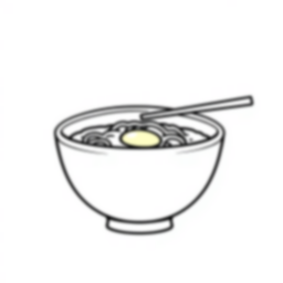 Free ramen bowl - ramen, bowl Coloring Page for Kids - Printable PDF & PNG
