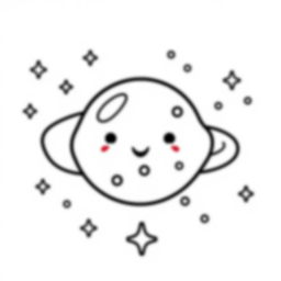 cosmic pattern - pattern, cosmic coloring page