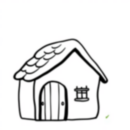 Free cottage - cottage Coloring Page for Kids - Printable PDF & PNG