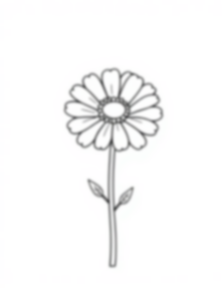 Free zinnia - zinnia Coloring Page for Kids - Printable PDF & PNG