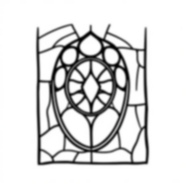 Free stained glass - stained glass Coloring Page for Kids - Printable PDF & PNG