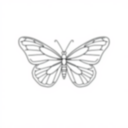 butterfly - butterfly coloring page