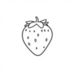 Free strawberry - strawberry Coloring Page for Kids - Printable PDF & PNG