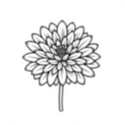 Free chrysanthemum - chrysanthemum Coloring Page for Kids - Printable PDF & PNG