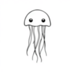 Free jellyfish - jellyfish Coloring Page for Kids - Printable PDF & PNG