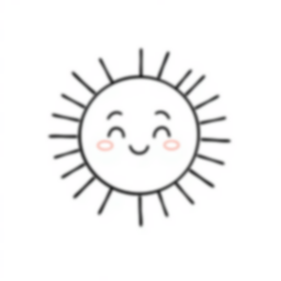 sun - sun coloring page