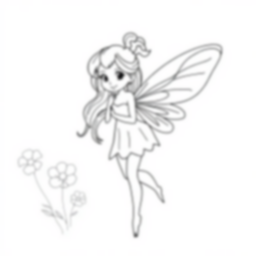 fairy - fairy coloring page