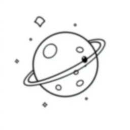Free cosmos - cosmos Coloring Page for Kids - Printable PDF & PNG