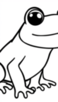 Free frog detail - frog, detail Coloring Page for Kids - Printable PDF & PNG