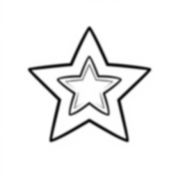 star - star coloring page
