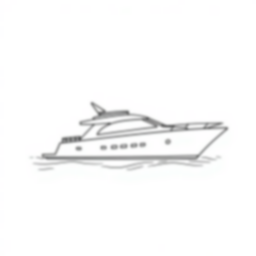Free yacht elegant - yacht, elegant Coloring Page for Kids - Printable PDF & PNG