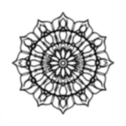 Free mandala symmetry - mandala, symmetry Coloring Page for Kids - Printable PDF & PNG