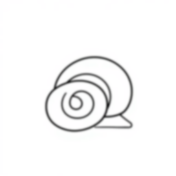 snail shell - snail, shell coloring page