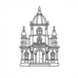 Free ornate architecture - ornate, architecture Coloring Page for Kids - Printable PDF & PNG
