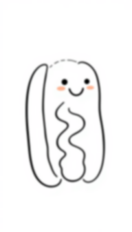 Free hot dog - hot dog Coloring Page for Kids - Printable PDF & PNG