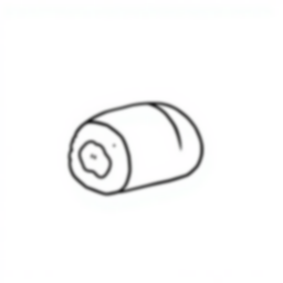 Free sushi roll - sushi roll Coloring Page for Kids - Printable PDF & PNG
