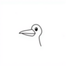 Free bird beak - bird, beak Coloring Page for Kids - Printable PDF & PNG