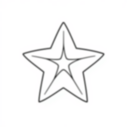 star - star coloring page