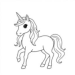 rainbow unicorn - rainbow, unicorn coloring page